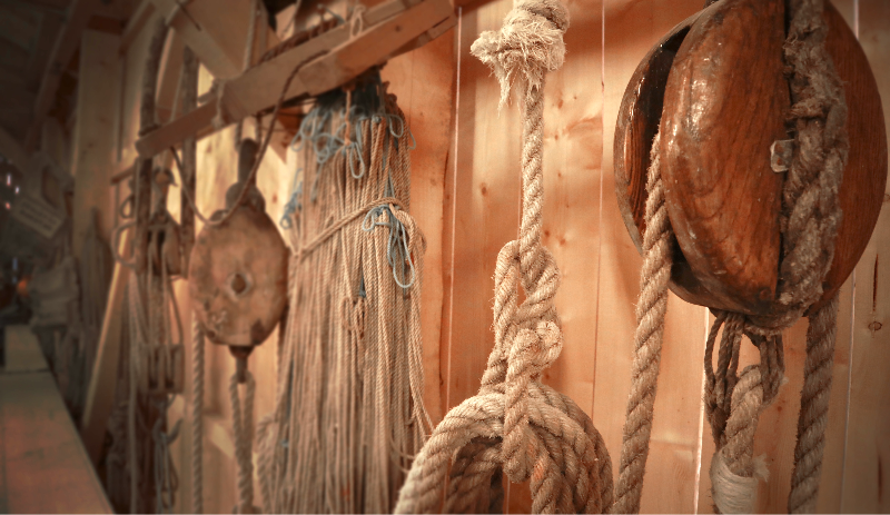 Historical artifacts from the Bjarkøy Boat Museum collection